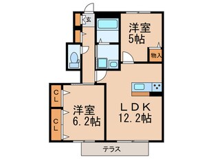 MAST COURT加古川南 Ｅ棟の物件間取画像